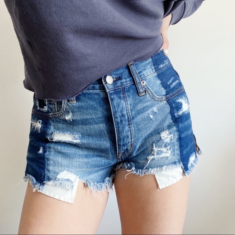 festival american eagle jean shorts. size 4